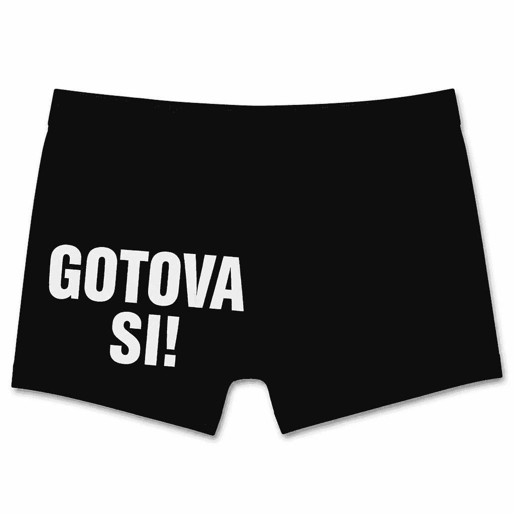 Moške boxer hlače GOTOVA SI!
