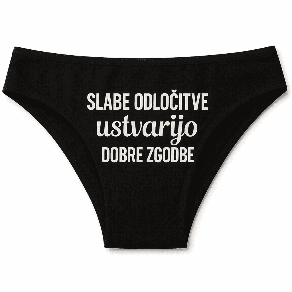 Smešno spodnje – slabe odločitve dobre zgodbe