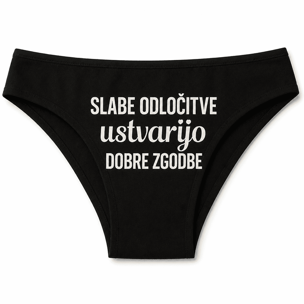 Smešno spodnje – slabe odločitve dobre zgodbe