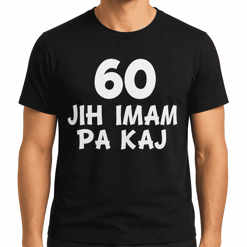 Smešna majica 60 jih imam pa kaj