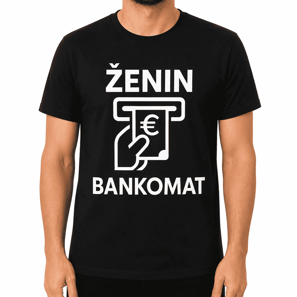 Smešna majica ŽENIN BANKOMAT