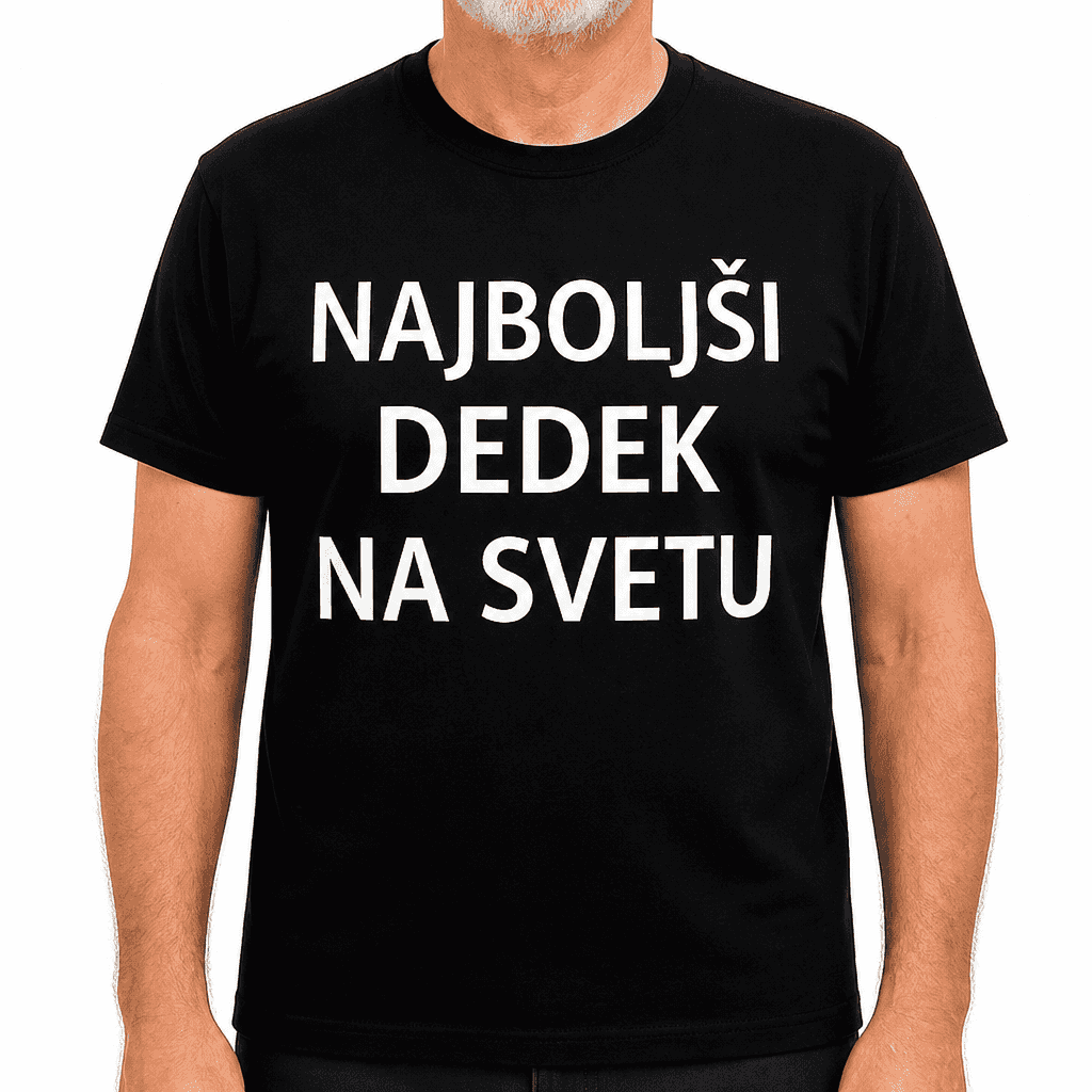 Smešna majica NAJBOLJŠI DEDEK NA SVETU