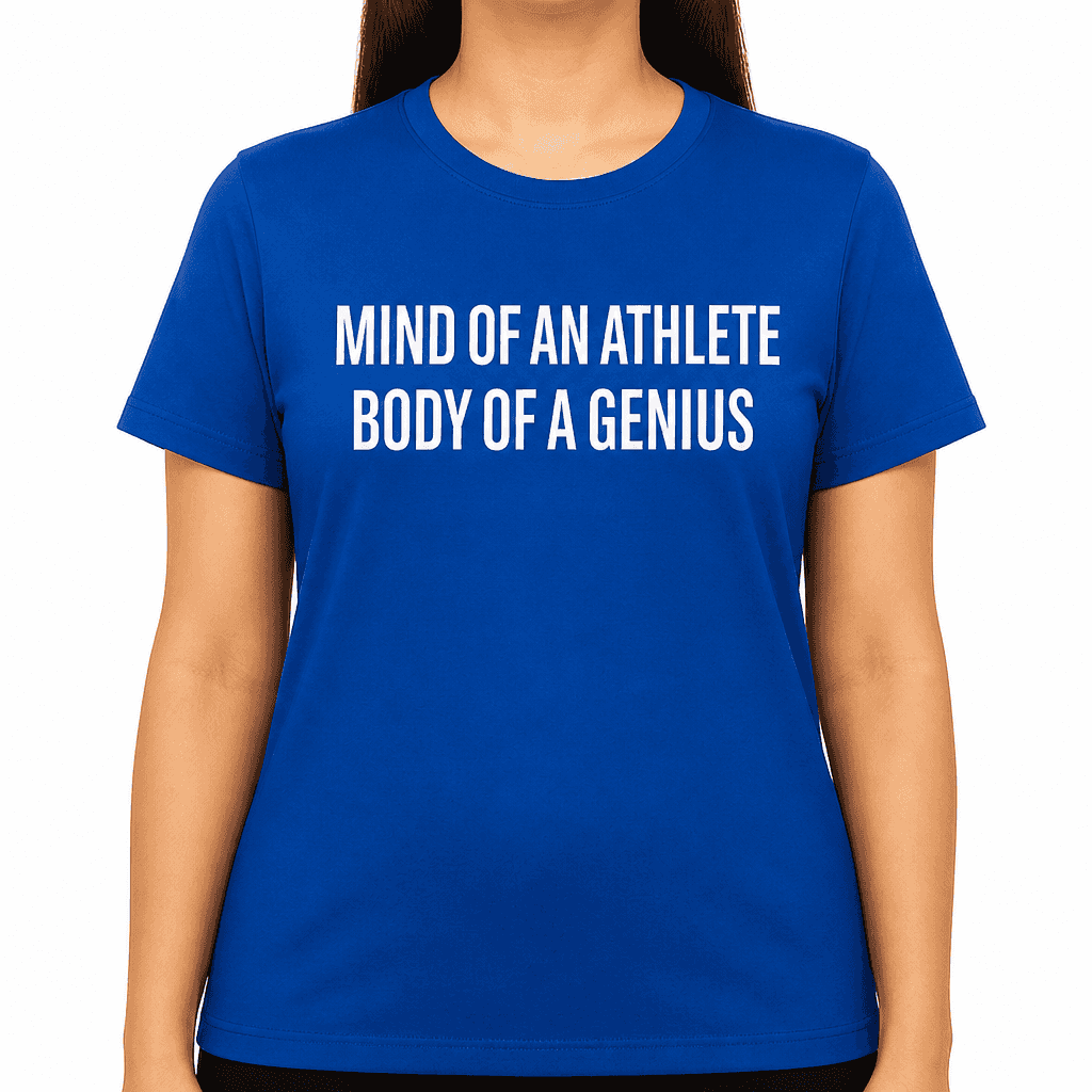 Smešna majica Mind of an athlete, body of a genius