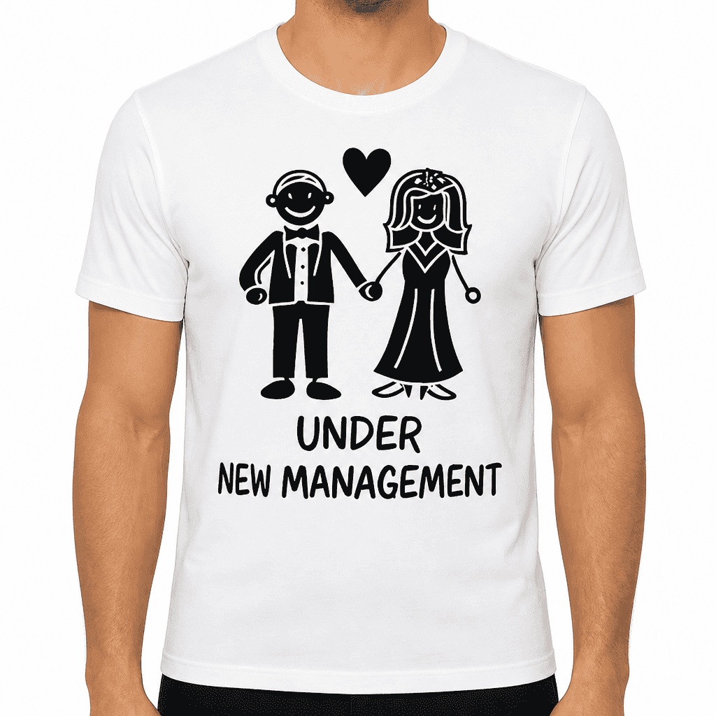 Smešna majica UNDER NEW MANAGEMENT