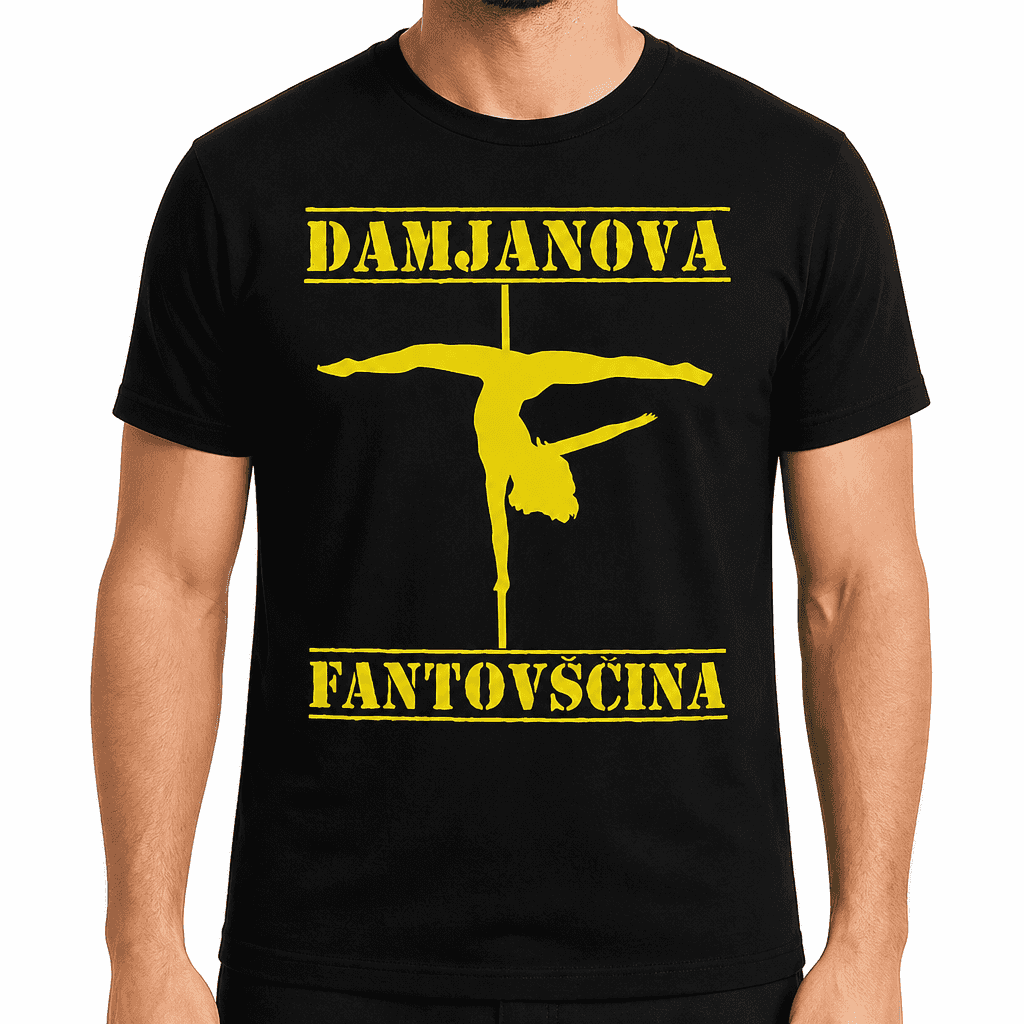Smešna majica plesalka za fantovščino z imenom (po želji)