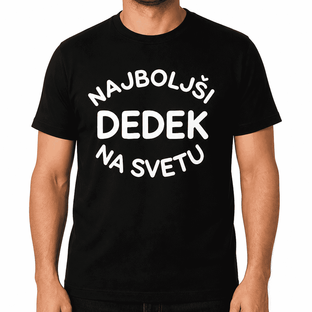 Majica za darilo NAJBOLJŠI DEDEK NA SVETU