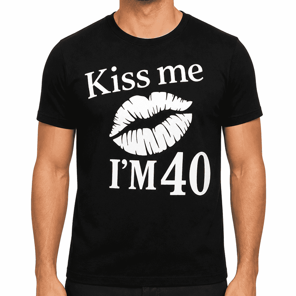 Smešna majica Kiss Me leta (po želji)