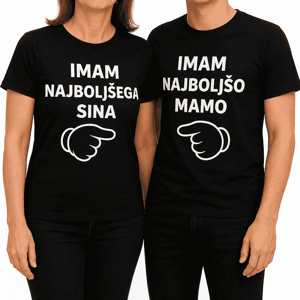 Majica (komplet) imam najboljšega sina / najboljšo mamo