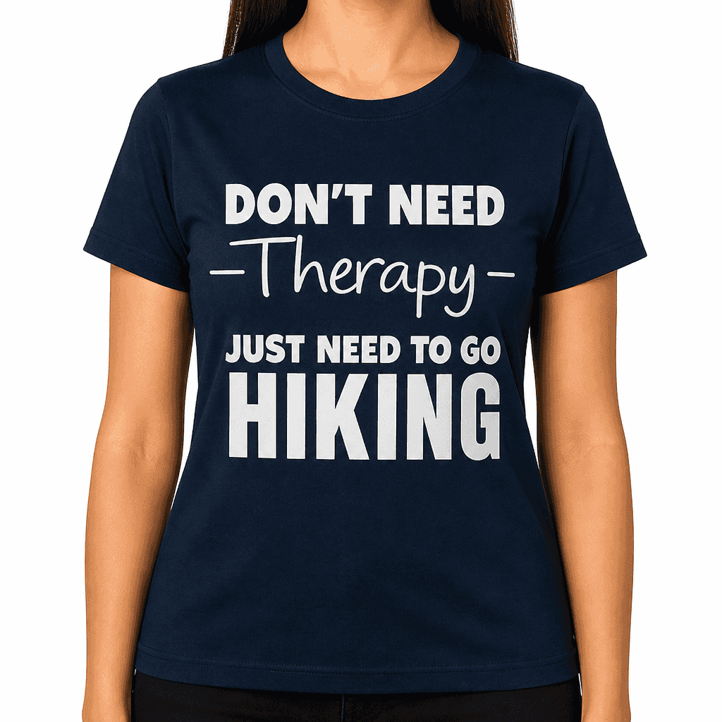 Smešna majica Hiking Therapy