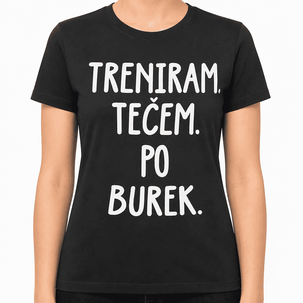 Smešna majica tečem po burek