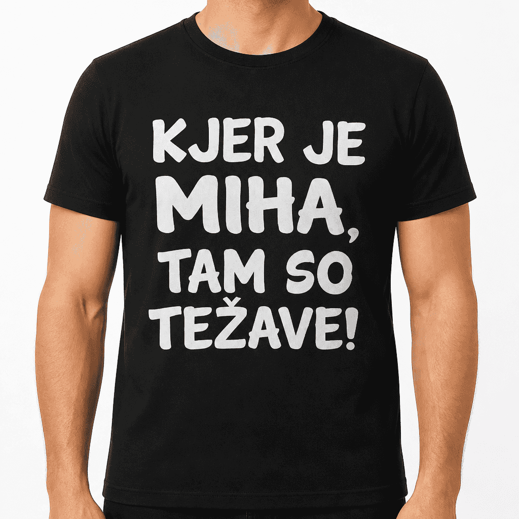 Smešna majica težave!