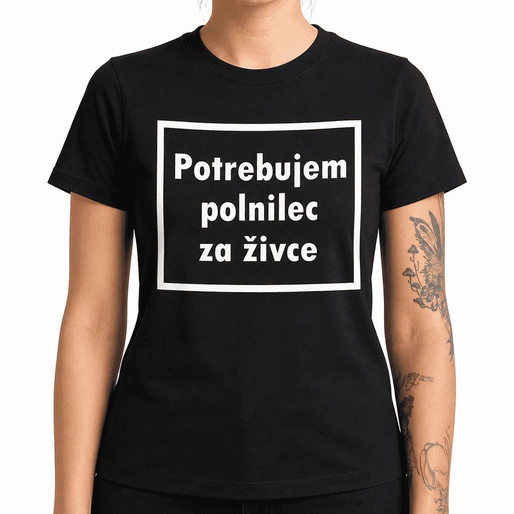 Smešna majica polnilec za živce