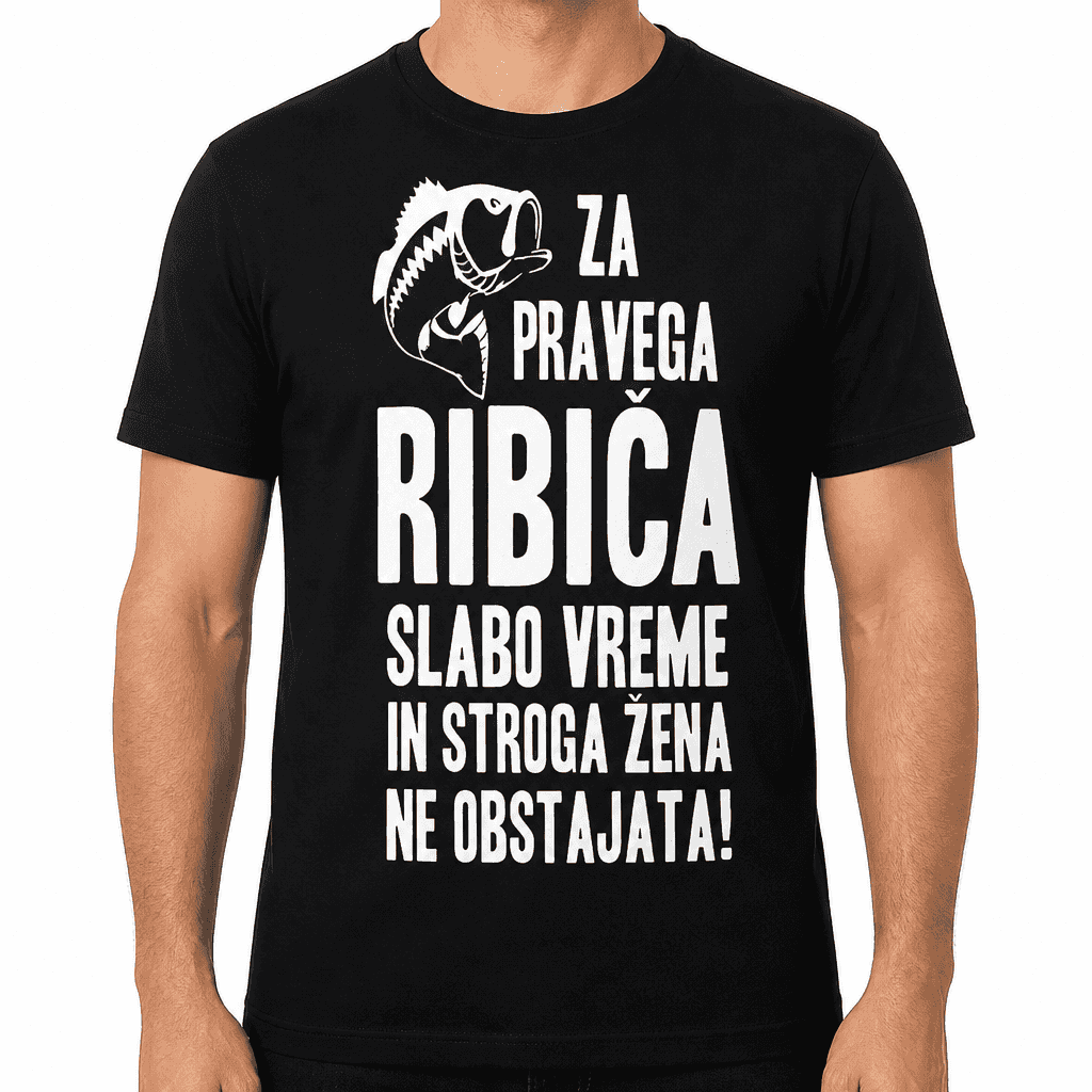 Smešna majica pravi ribič!