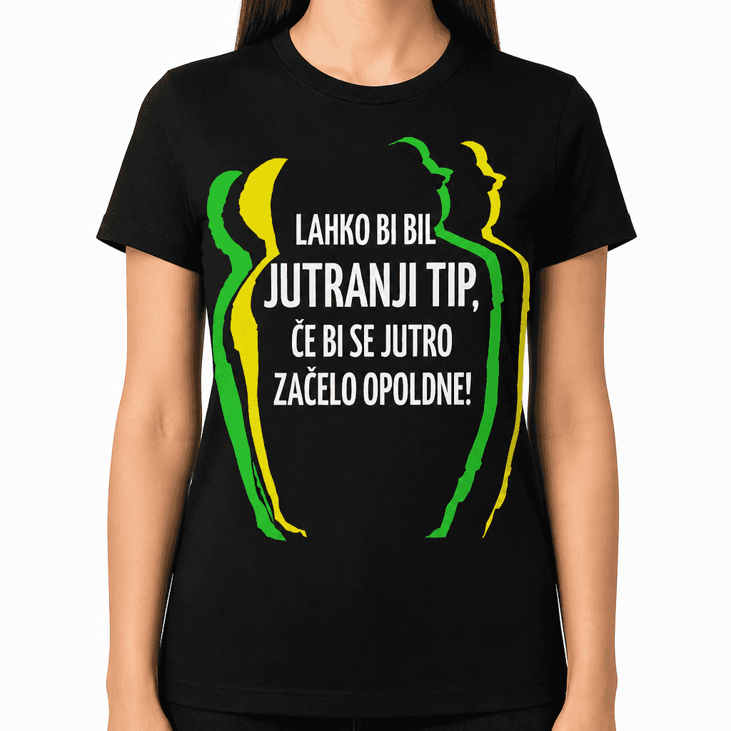 Smešna majica jutranji tip
