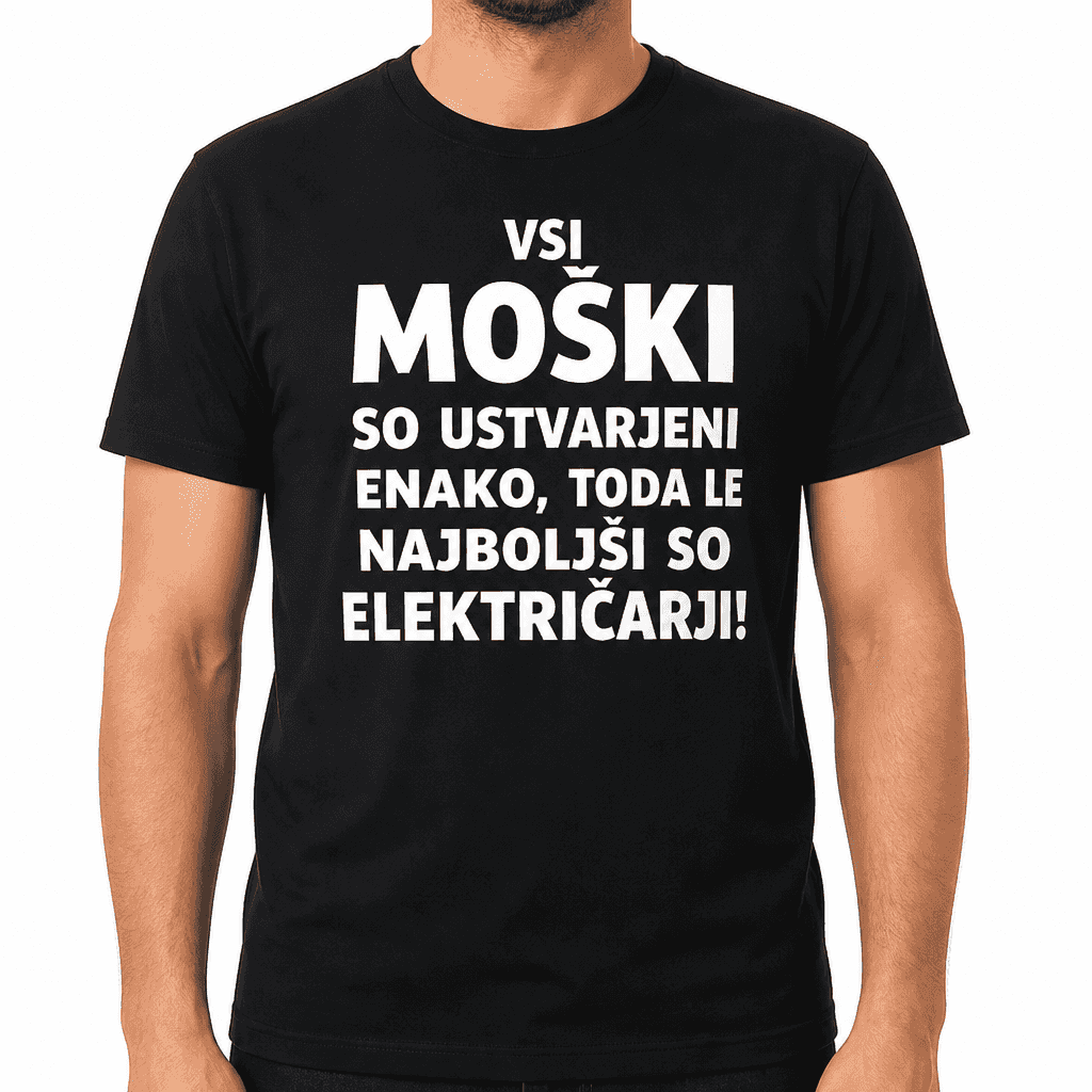 Majica vsi moški/ženske so ustvarjeni enako (poklic)