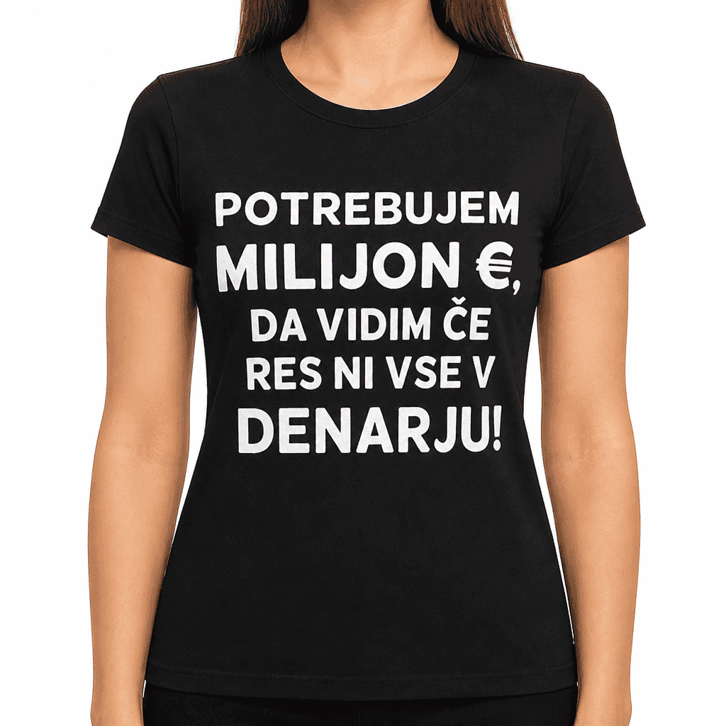 Smešna majica ni vse v denarju