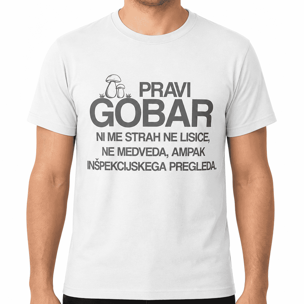 Smešna majica 'Gobarjev strah'