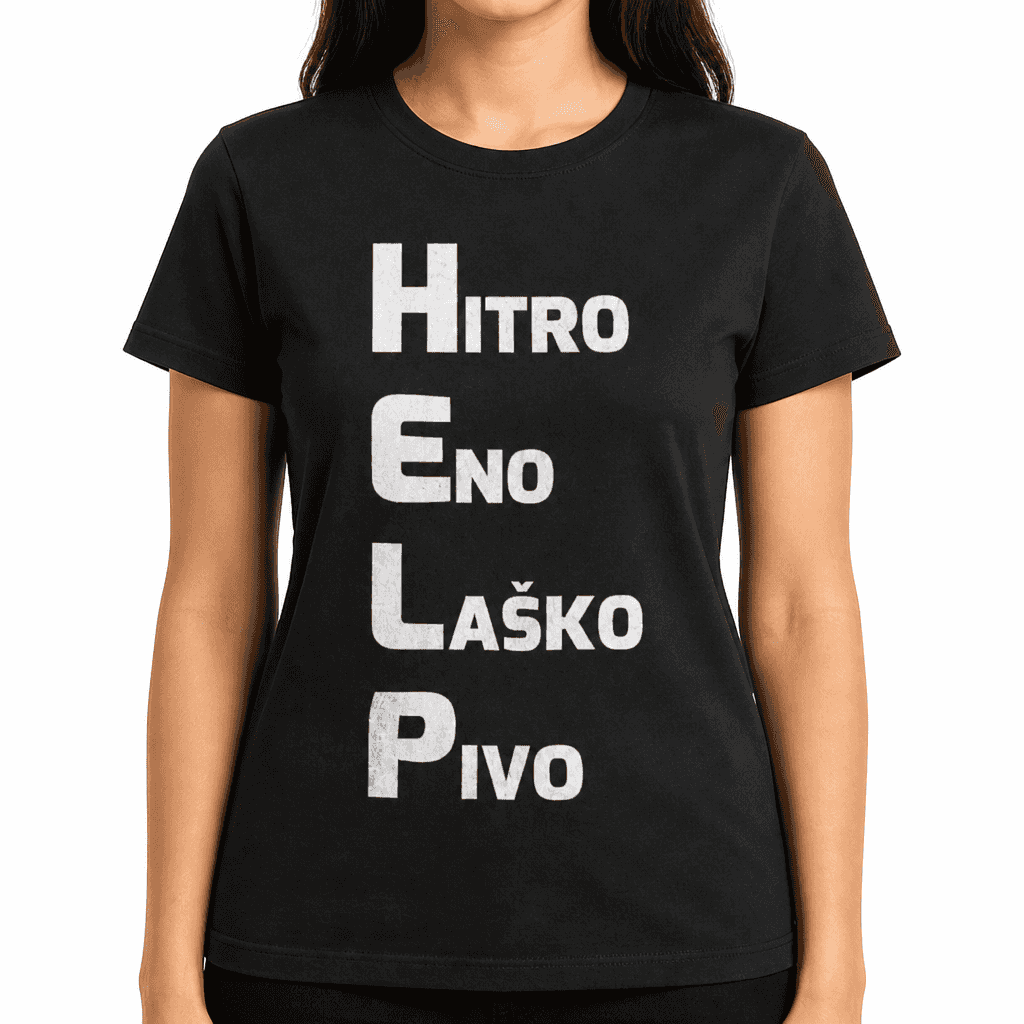 Smešna majica HELP