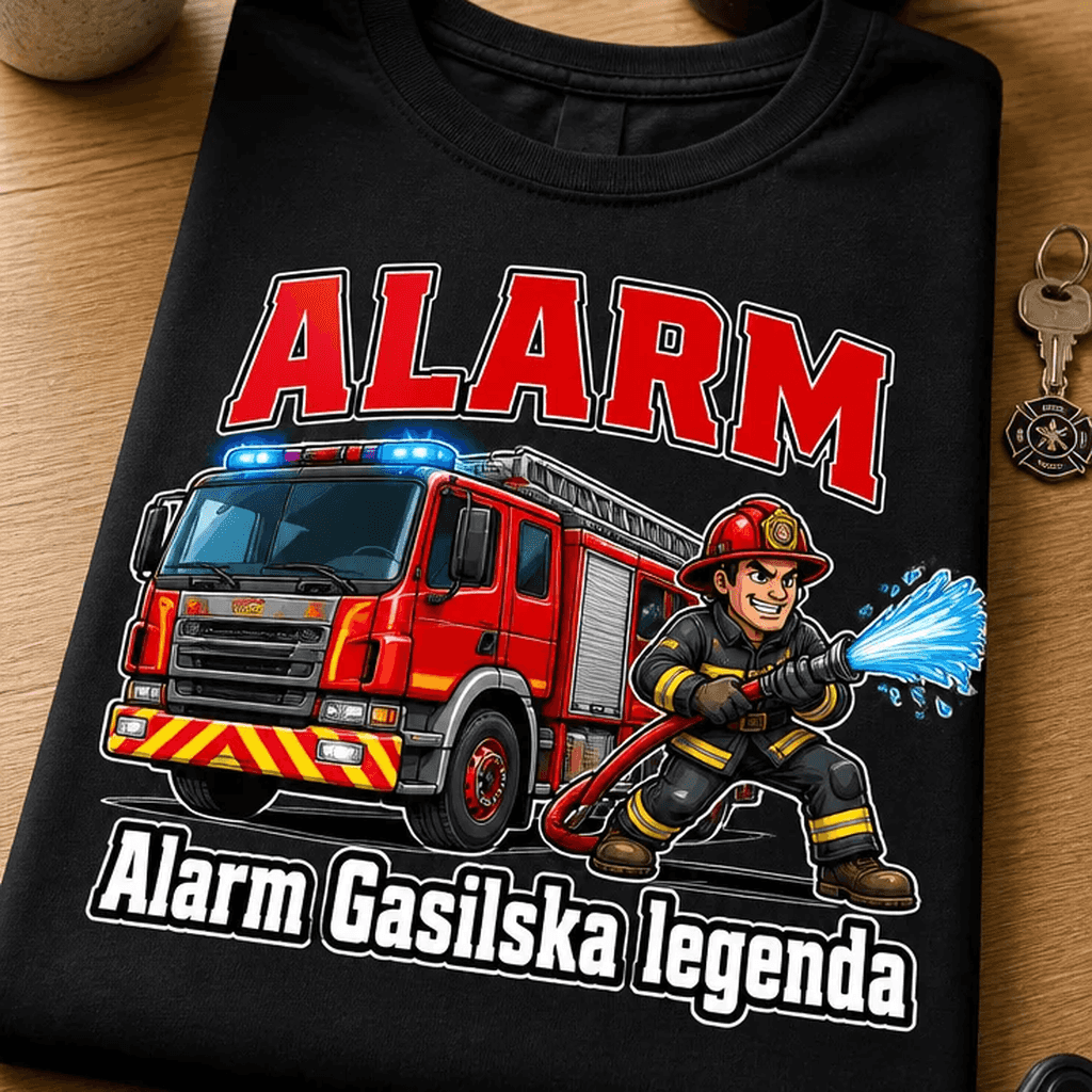 Majica za gasilce - Alarm Gasilska legenda