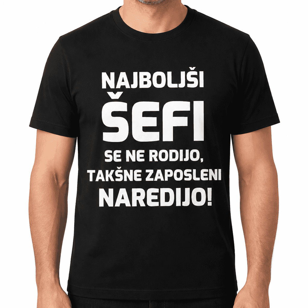 Smešna majica najboljši šefi