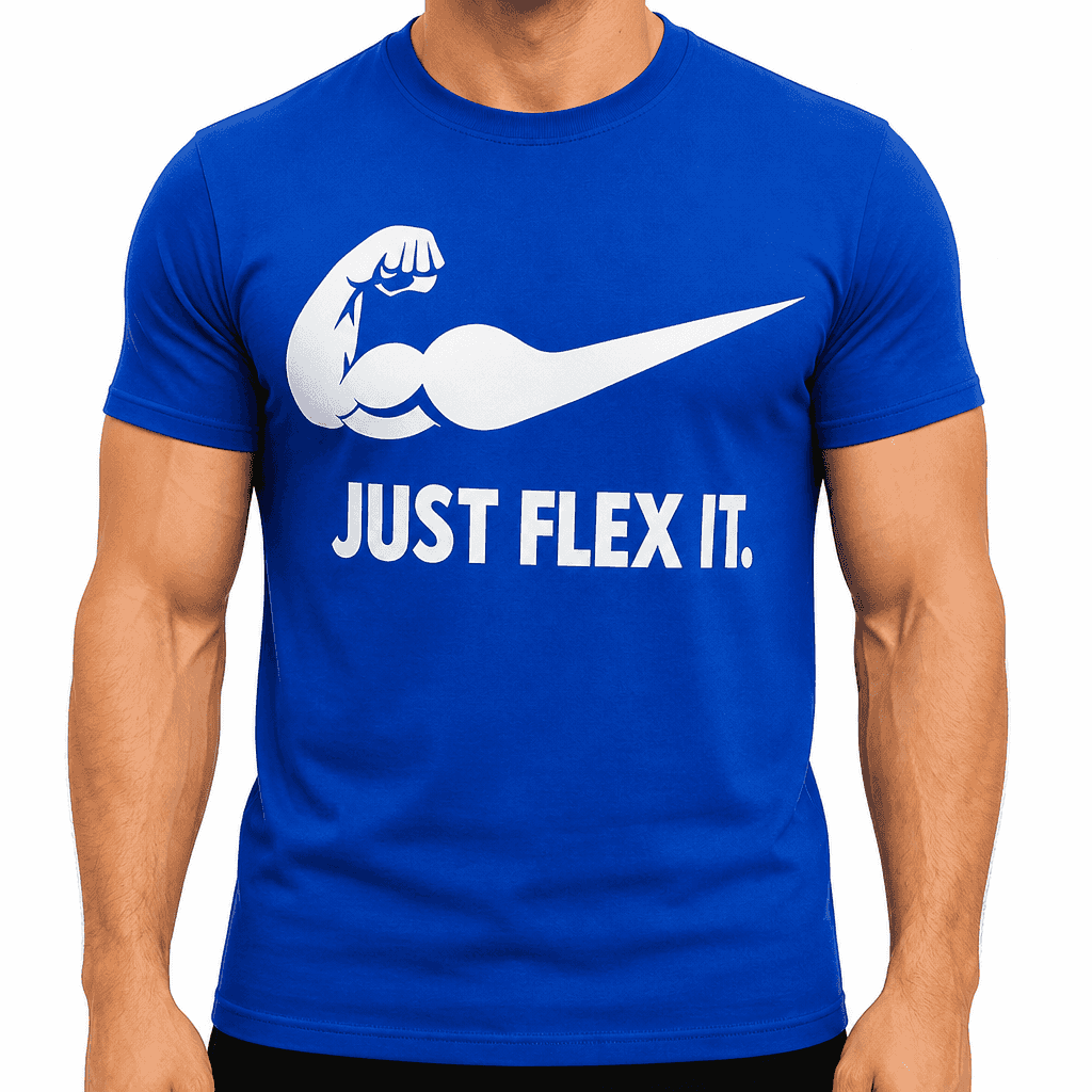 Smešna majica JUST FLEX IT.