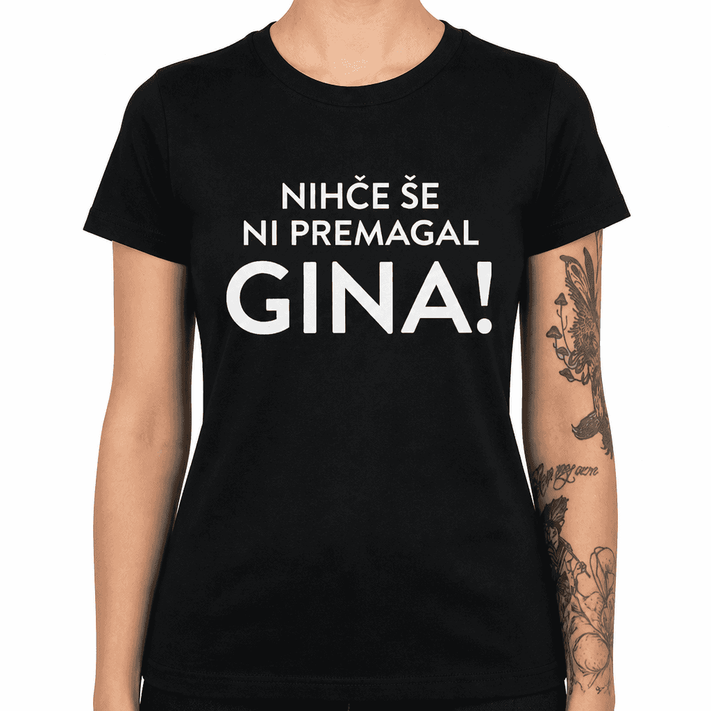 Smešna majica nihče še ni premagal (alkohol po želji)