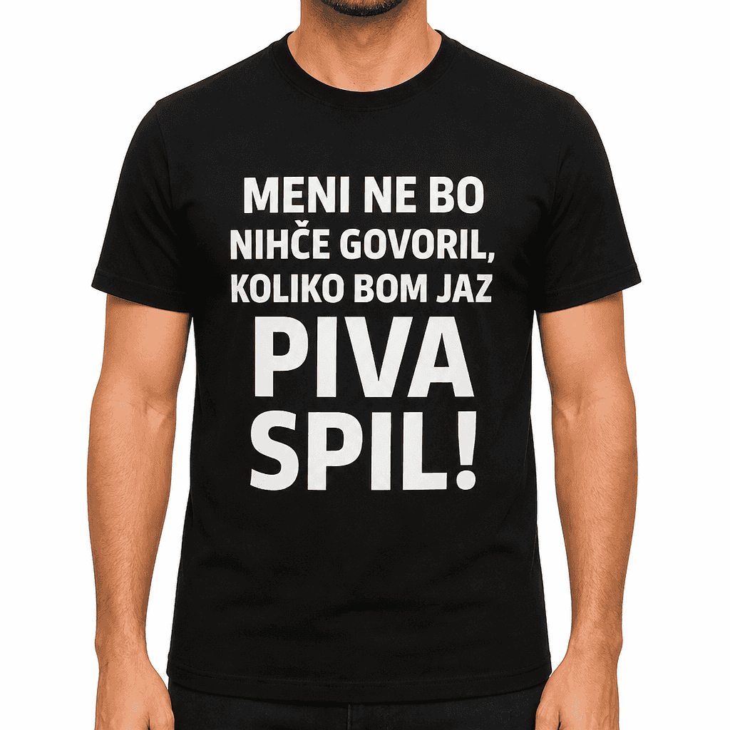 Smešna majica nihče pivo