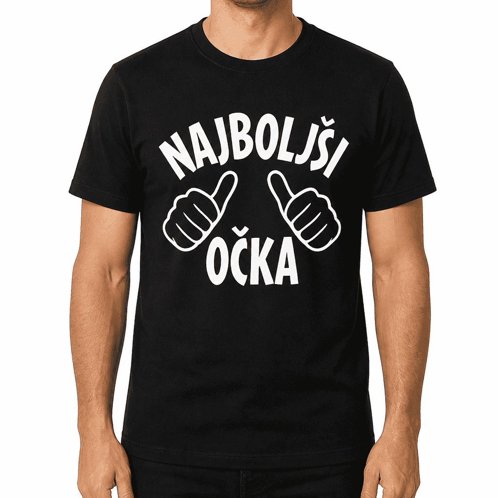Smešna majica za očke – najboljši očka na svetu