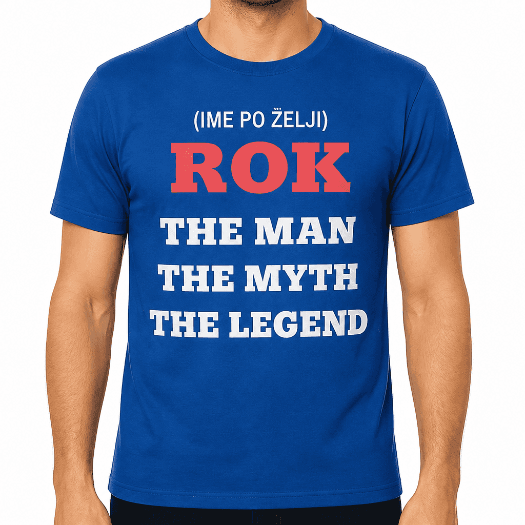 Smešna majica (ime po želji) the man the myth the legend
