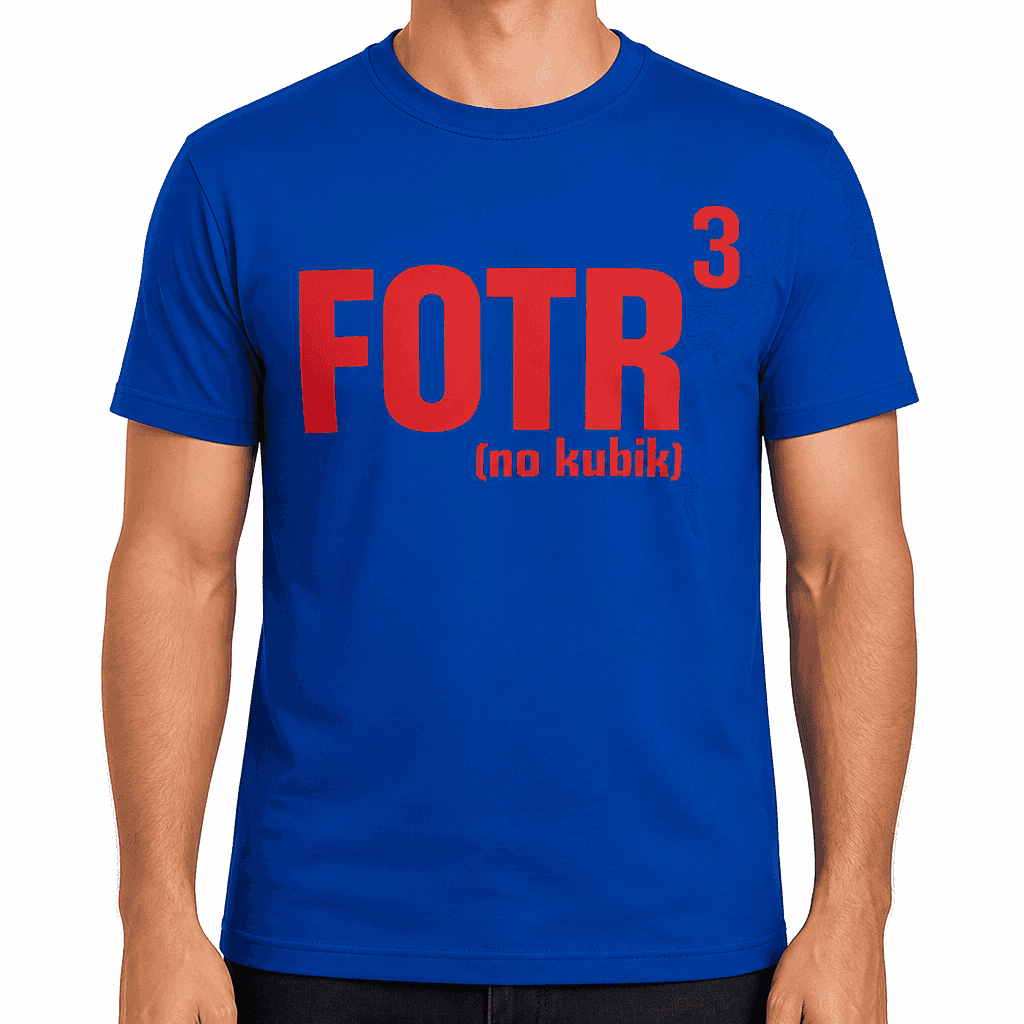 Smešna majica za očke: fotr na kubik