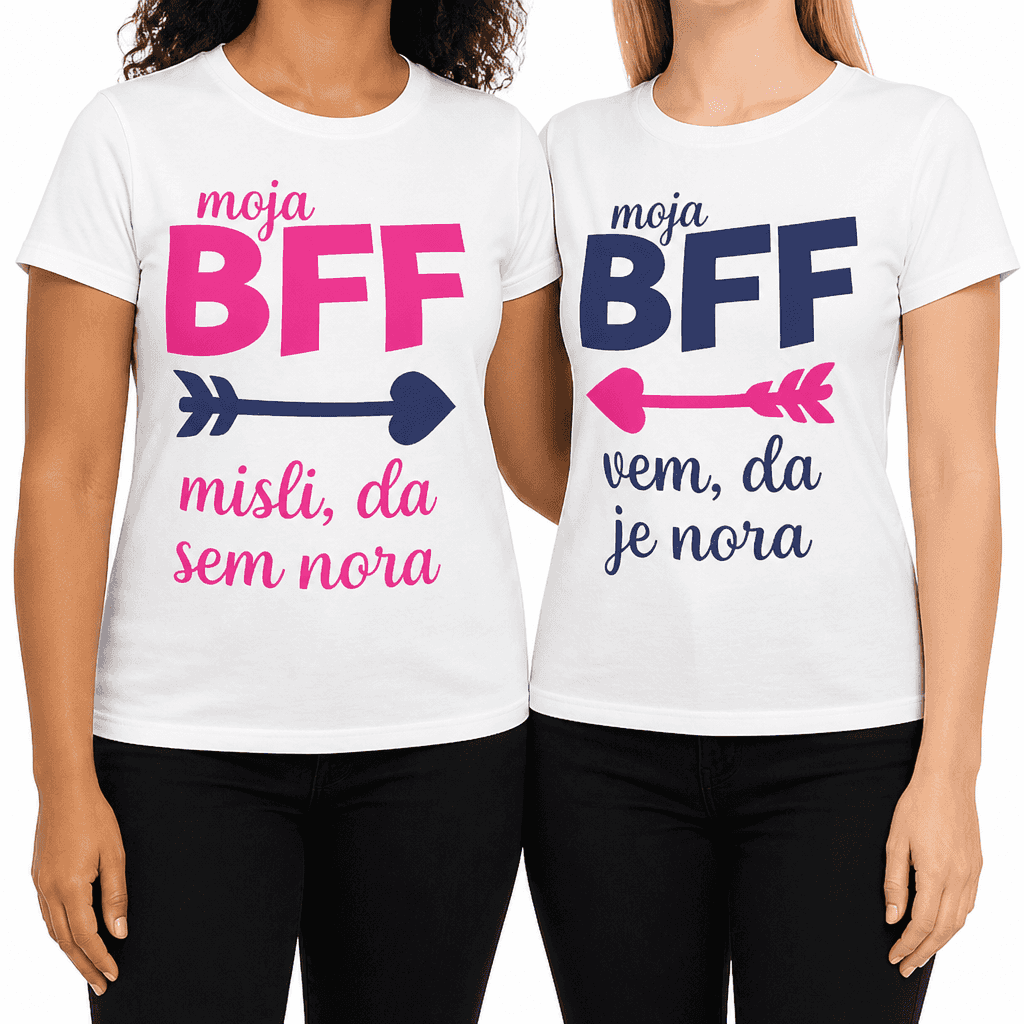 Komplet majic nora BFF