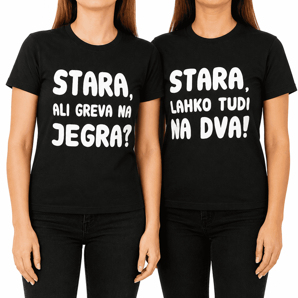 Komplet majic A greva na jegra?