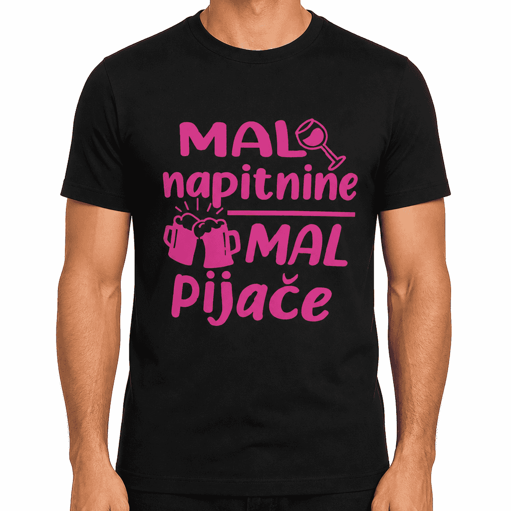 Majica mal napitnine mal pijače