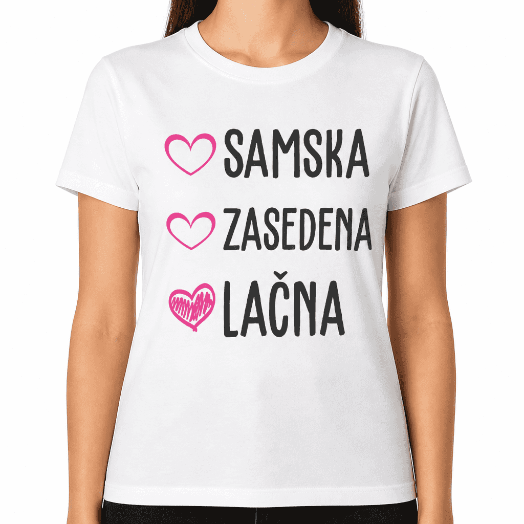 Majica samska zasedena lačna