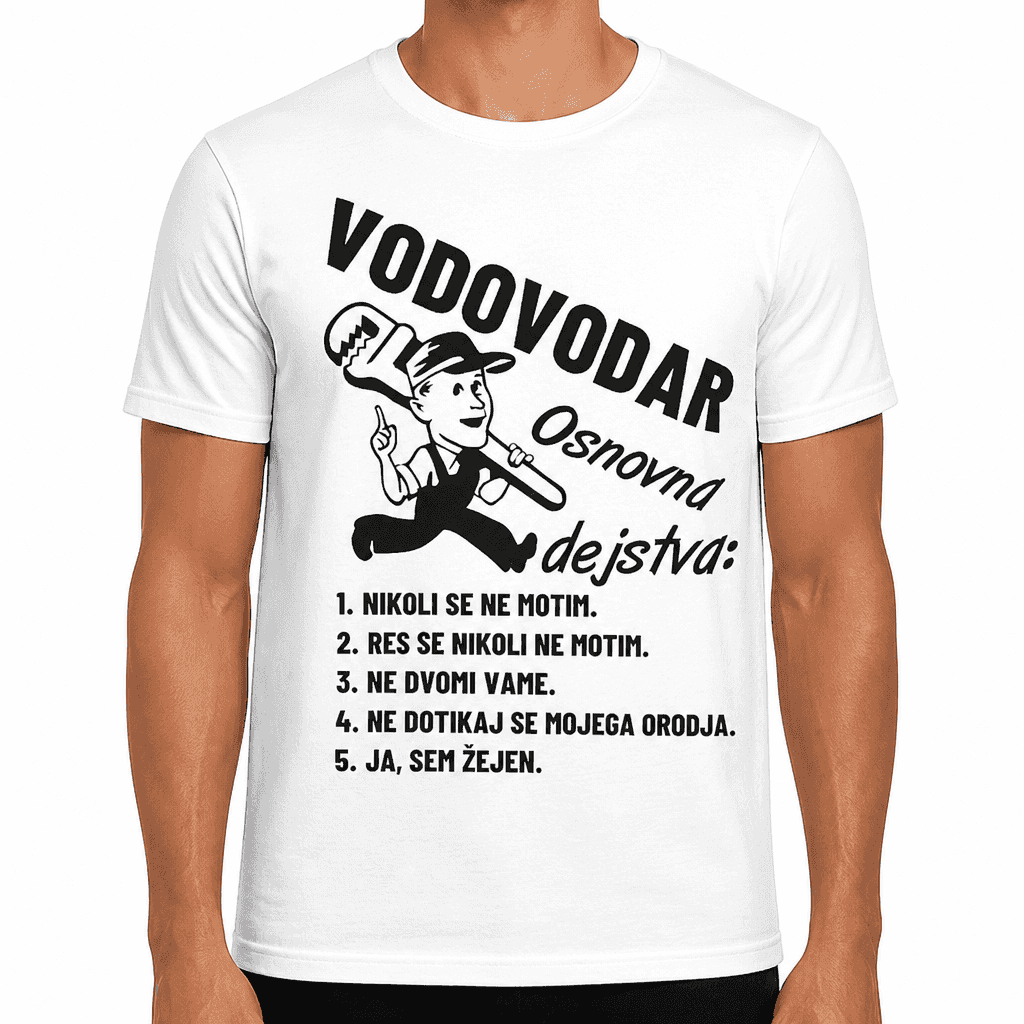 Majica vodovodar osnovna dejstva