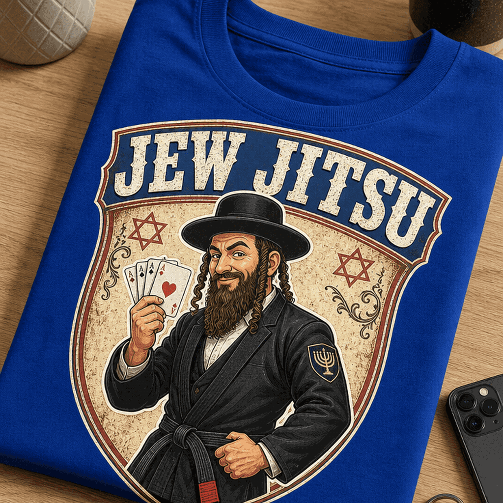 Majica za ljubitelje provokativne parodije - JEW JITSU