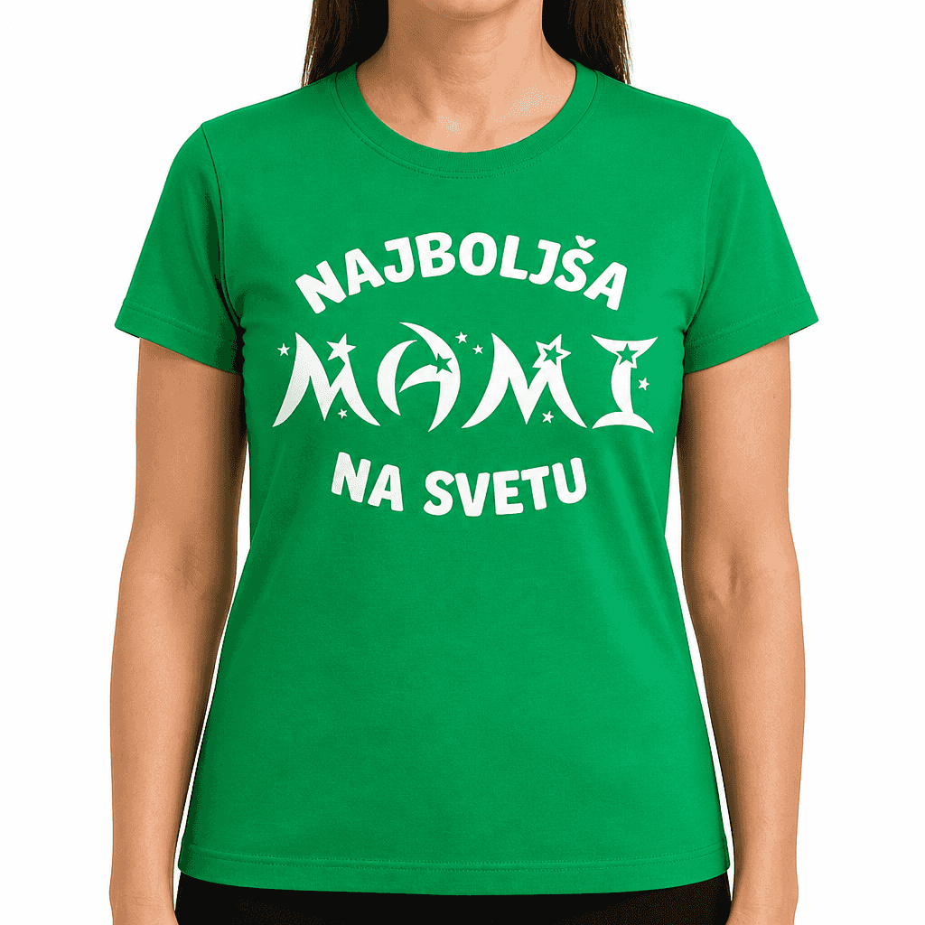 Majica za materinski dan najboljša mami na svetu
