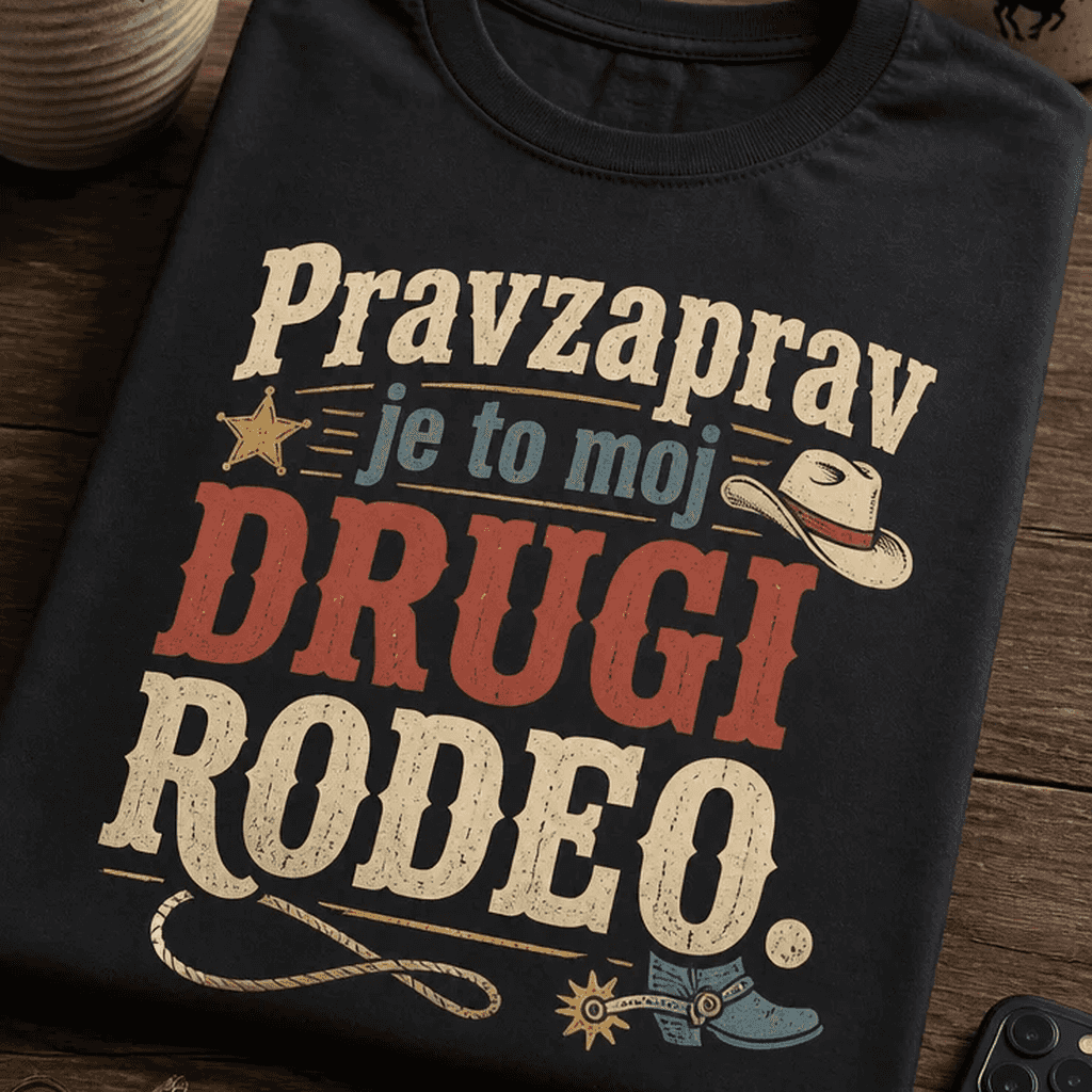 Majica Pravzaprav je to moj drugi rodeo.