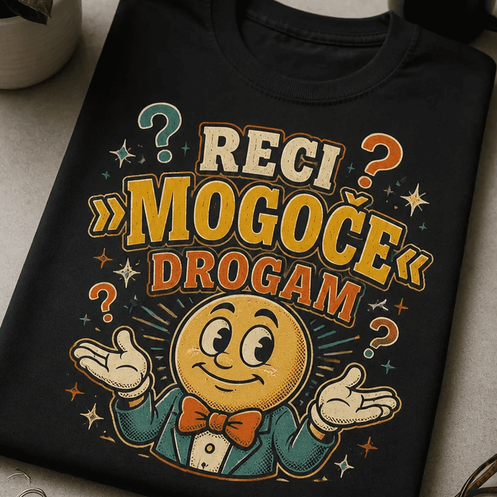Majica RECI »MOGOČE« DROGAM