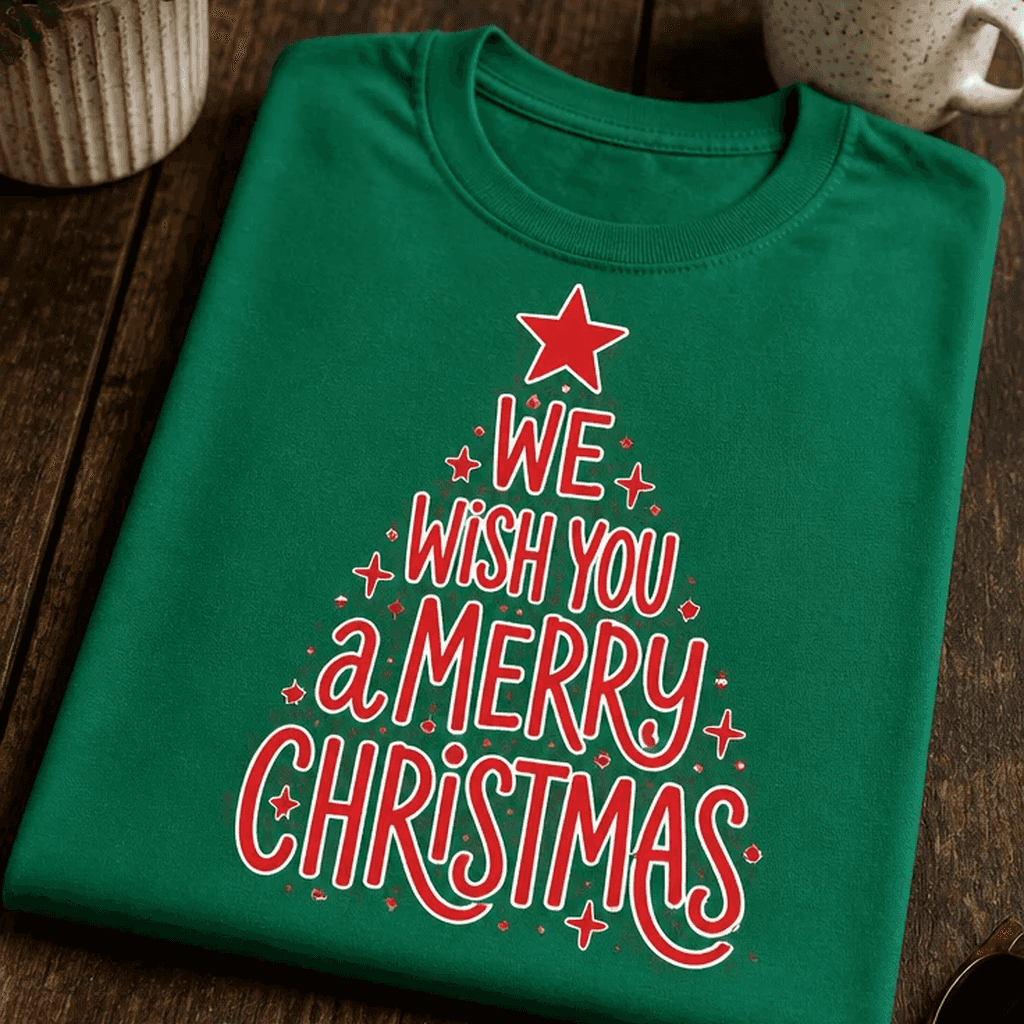 Majica za ljubitelje božiča - WE WISH YOU a MERRY CHRISTMAS