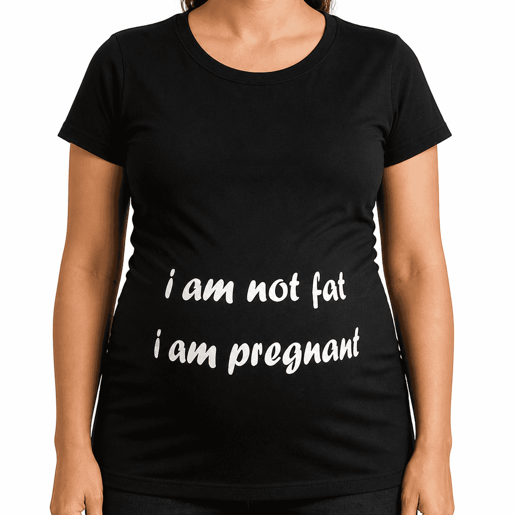 Majica za nosečnice I am not fat I am pregnant