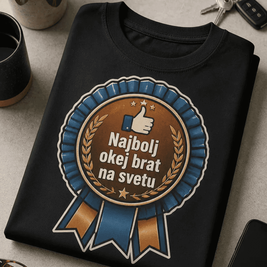 Majica za brata: Najbolj okej brat na svetu
