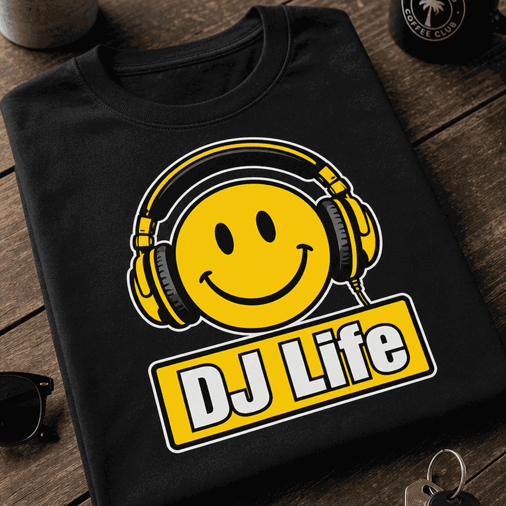 Majica za DJ-je in ljubitelje elektronske glasbe - DJ Life