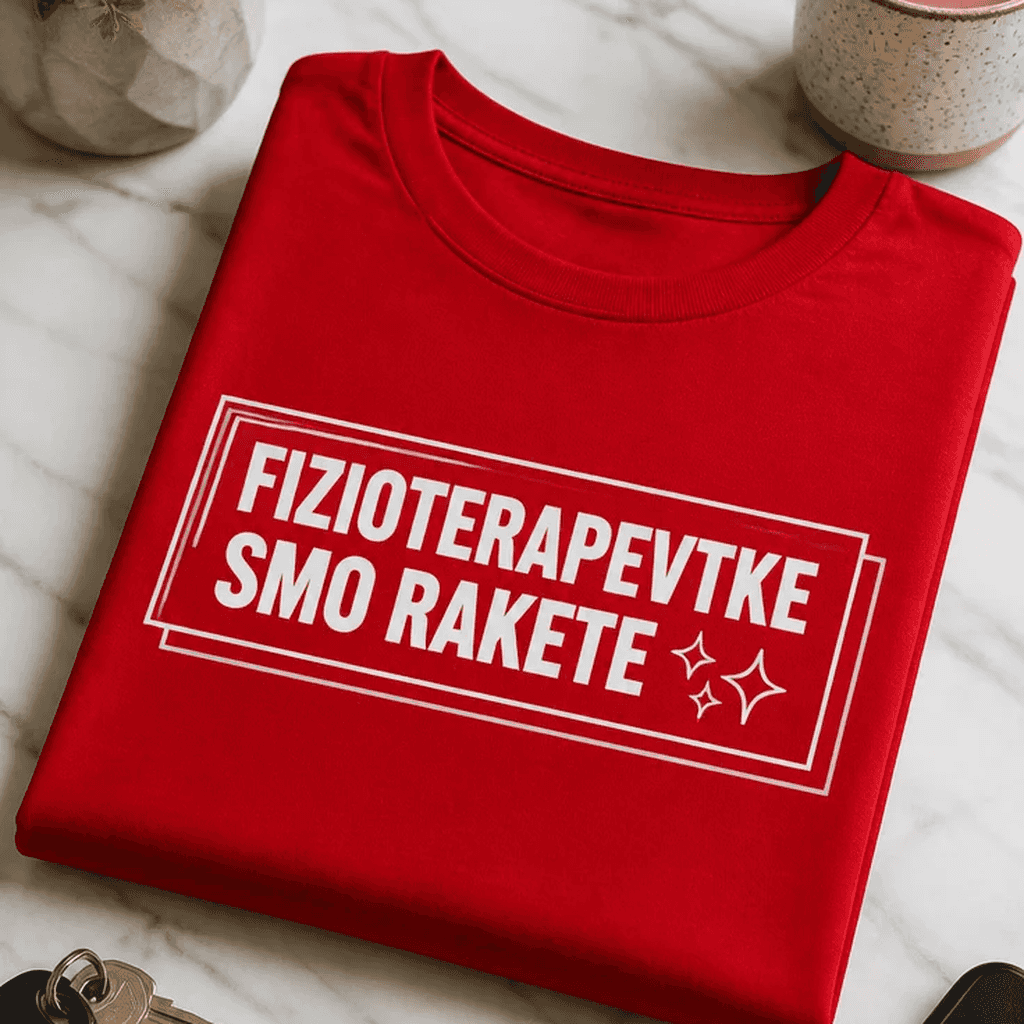 Majica za fizioterapevtke - FIZIOTERAPEVTKE SMO RAKETE ✨