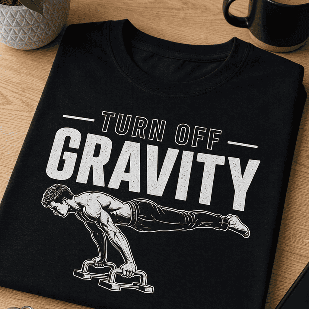 Majica za fitnes navdušence - Turn off gravity