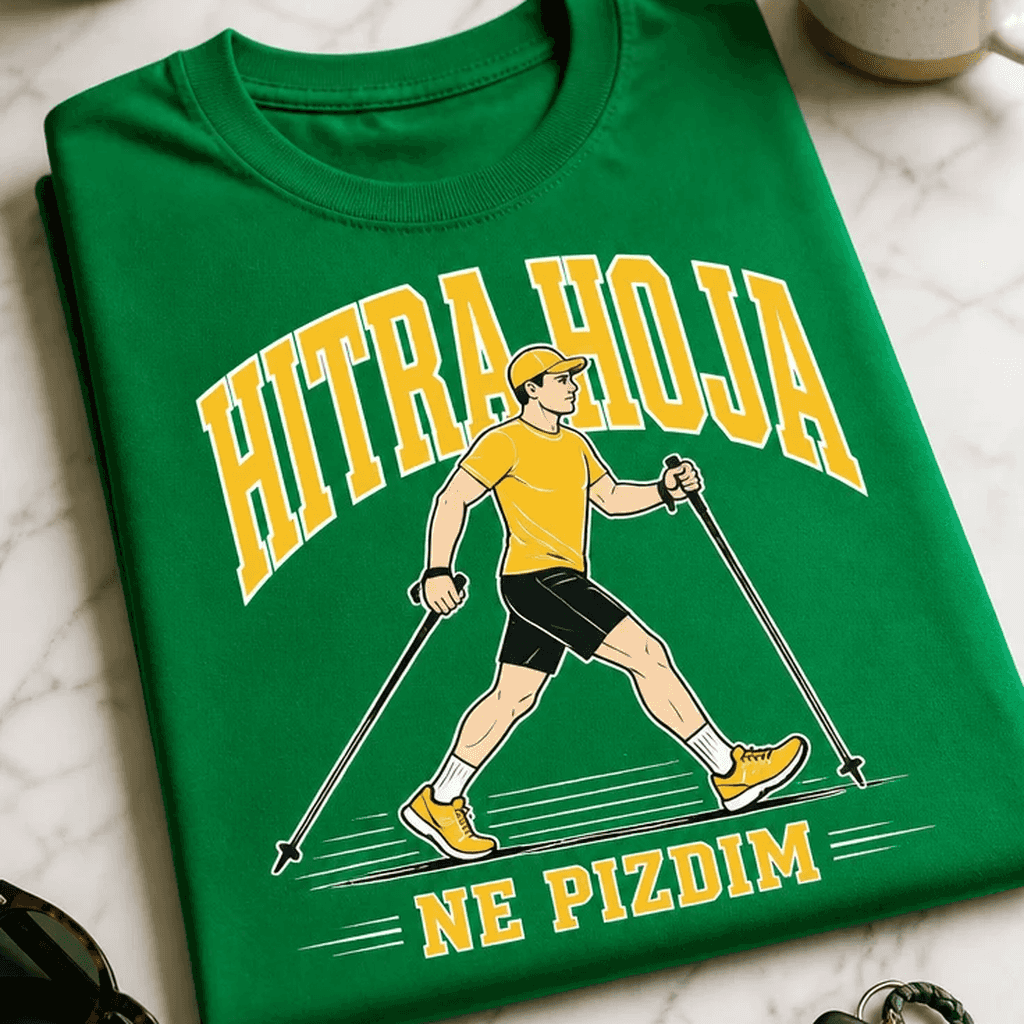 Majica za hitre pohodnike - HITRA HOJA NE PIZDIM