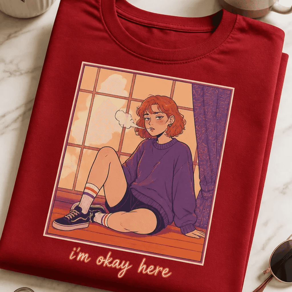 Majica za introverte - i'm okay here