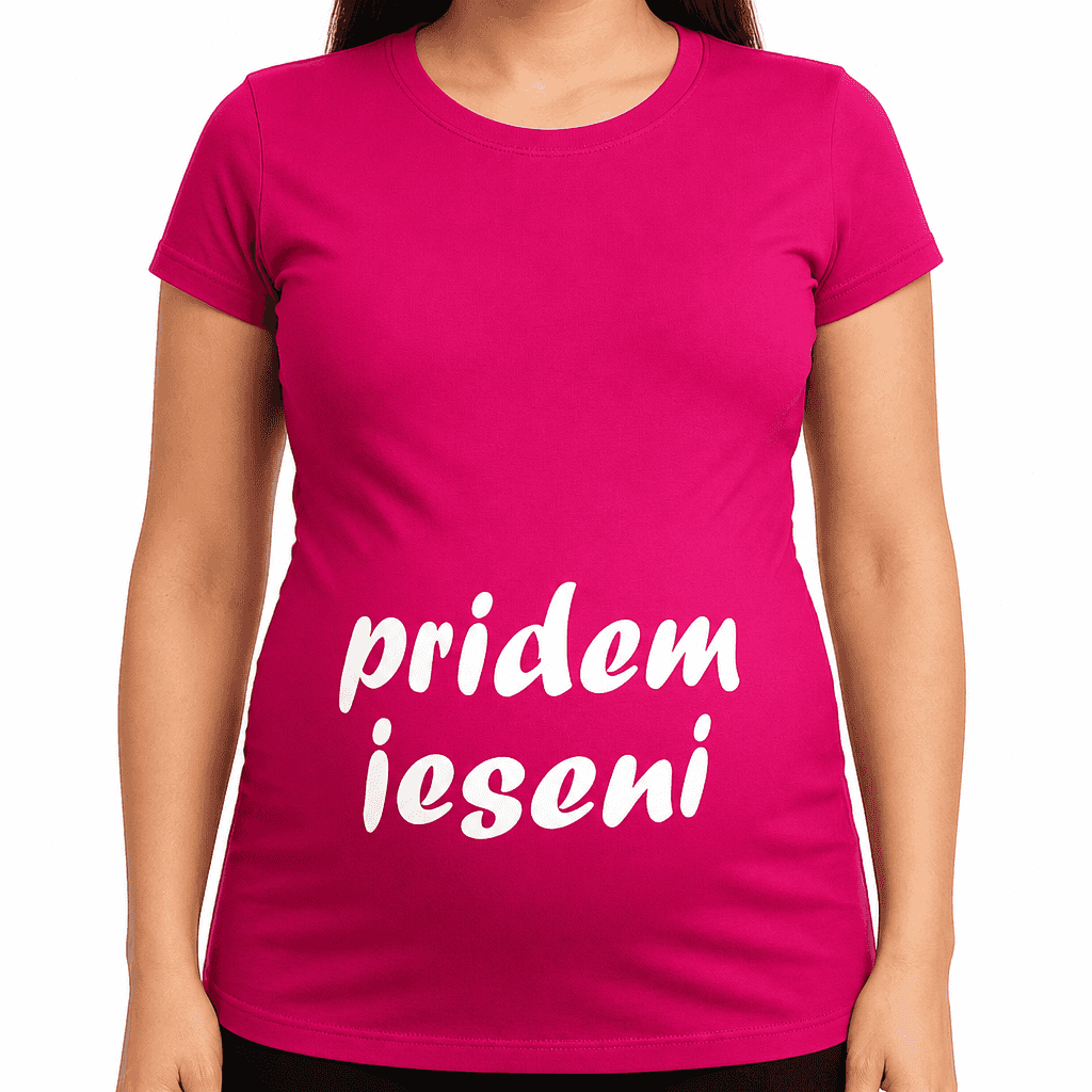 Majica za nosečnice pridem jeseni
