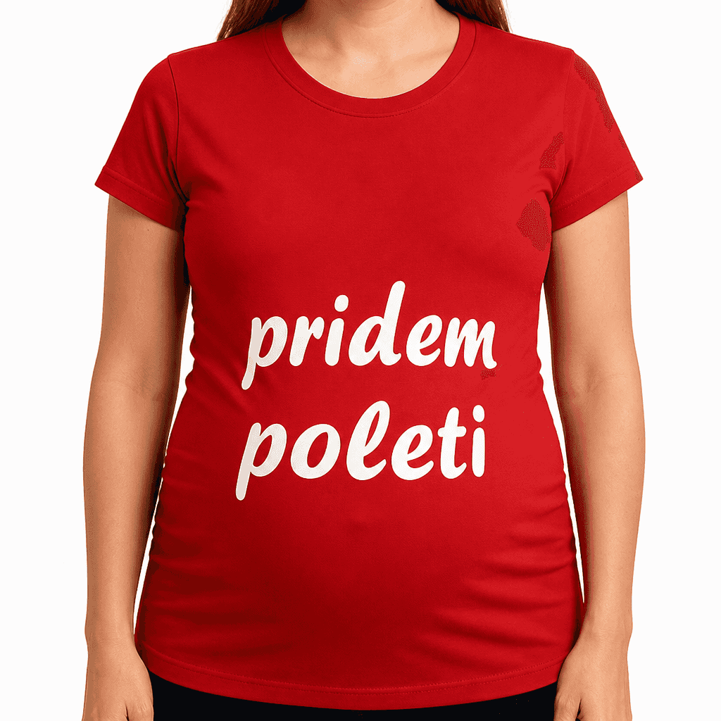 Majica za nosečnice pridem poleti