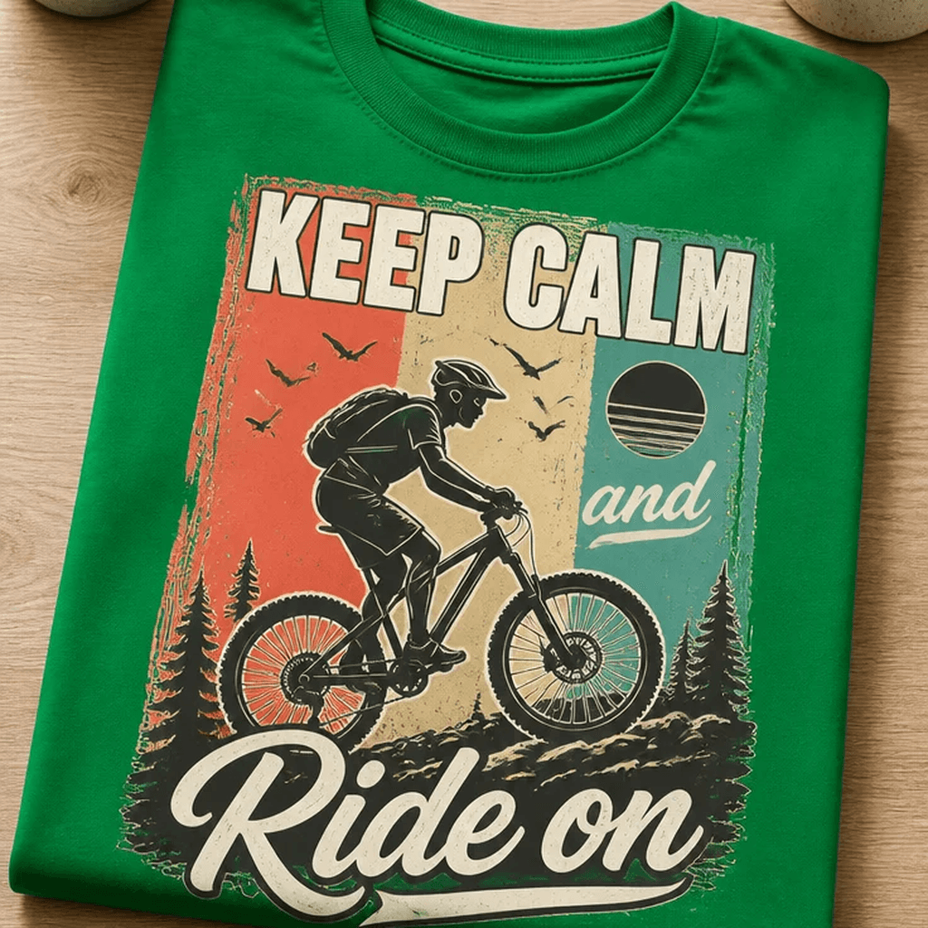 Majica za kolesarje - KEEP CALM and Ride on